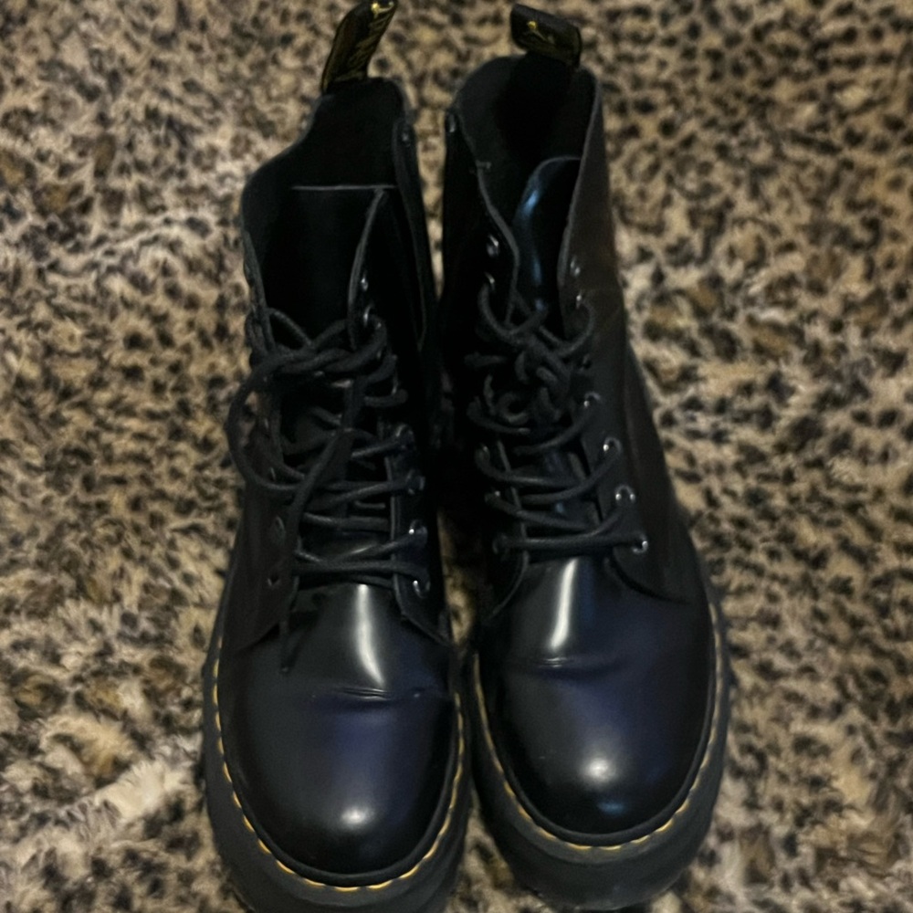 dr martens jadon platform leather boot